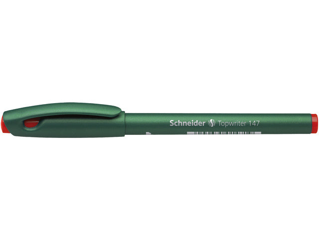 Vezelpen Schneider Topwriter 147 0,6 mm rood