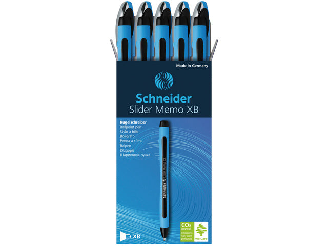 Balpen Schneider Memo XB 1,4 mm schwarz weiß 10 Stück