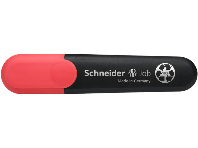 Tekstmarker Schneider Job 150 rood
