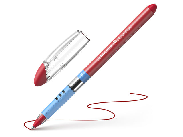 Balpen Schneider Slider Basic F 0,3mm rot