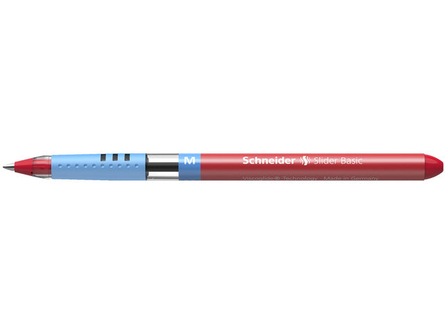 Balpen Schneider Slider Basic M 0,5mm rood