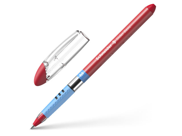 Balpen Schneider Slider Basic M 0,5mm rood
