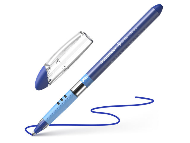 Balpen Schneider Slider Basic XB 1,4mm kogelbreedte blauw