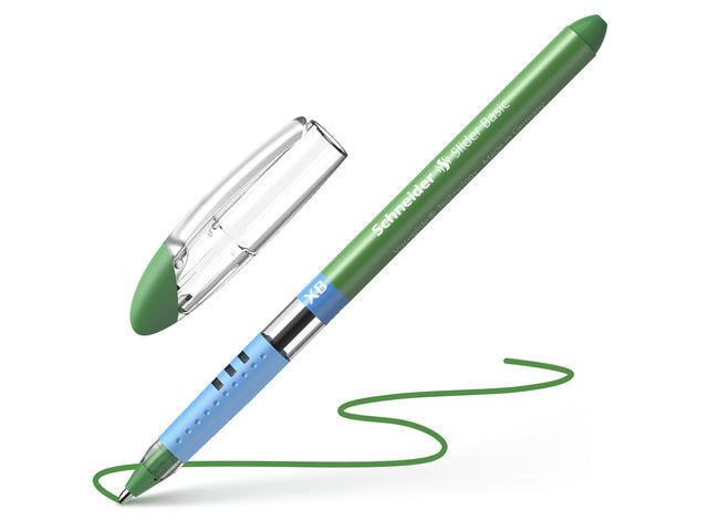 Balpen Schneider Slider Basic XB 1,4mm kogelbreedte groen