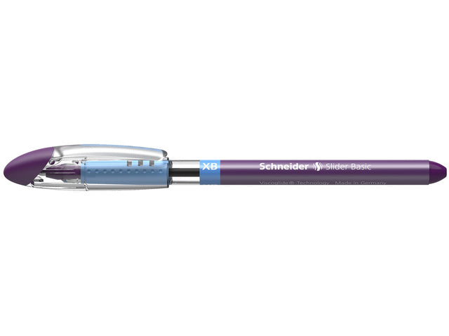 Balpen Schneider Slider Basic XB 1,4mm kogelbreedte violet
