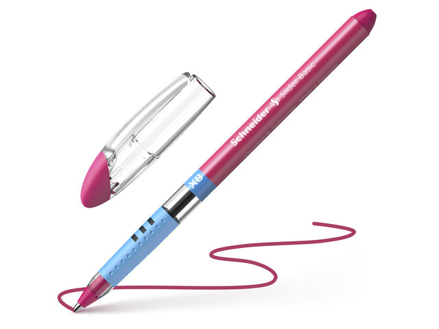 Balpen Schneider Slider Basic XB 1,4mm kogelbreedte roze