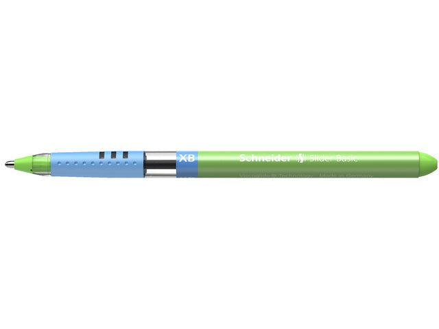 Balpen Schneider Slider Basic XB 1,4mm kogelbreedte lichtgroen