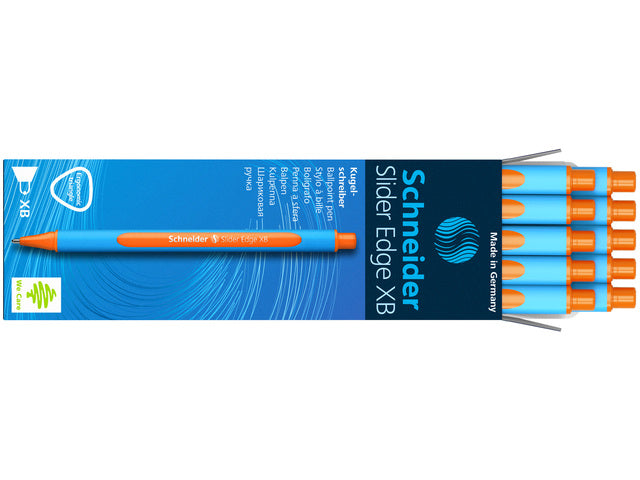 Balpen Schneider Slider Edge XB 1,4mm oranje