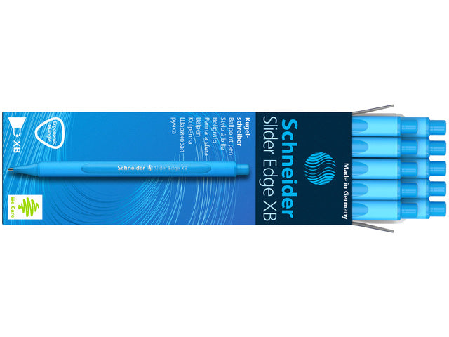 Balpen Schneider Slider Edge XB 1,4mm lichtblauw