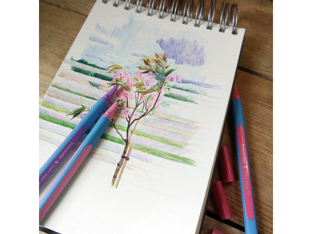 Balpen Schneider Slider Edge Pennenstandaard mit 8 Stück XB 1,4 mm