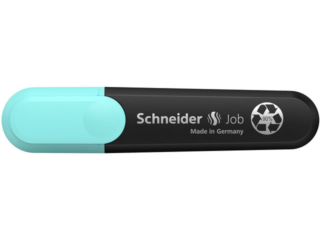 Tekstmarker Schneider Job pastel kleur turquoise