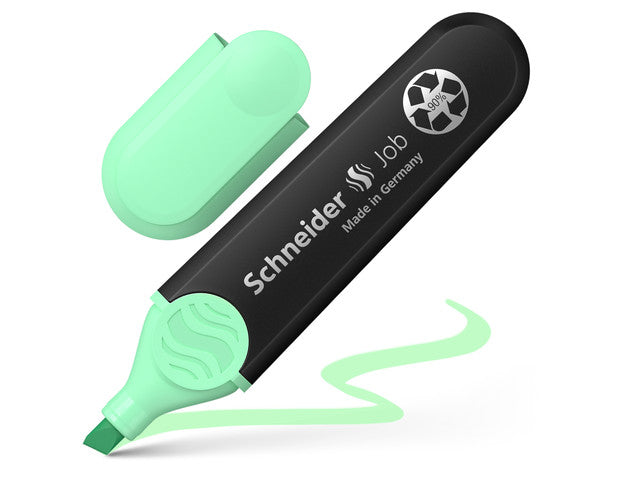 Tekstmarker Schneider Job pastel kleur mint