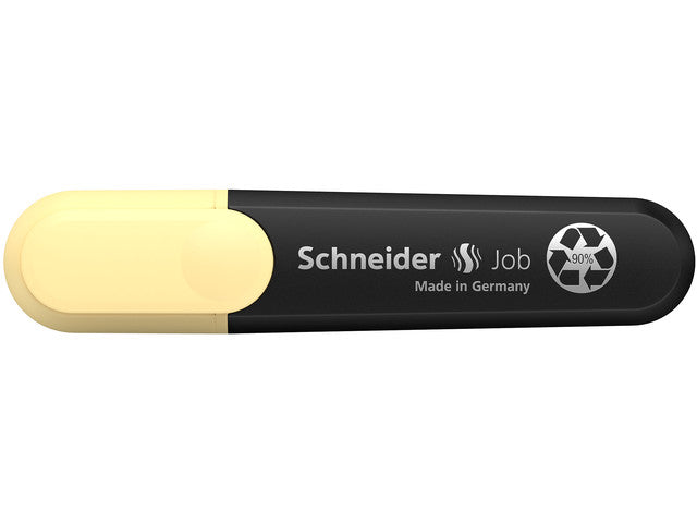 Tekstmarker Schneider Job pastel kleur vanille