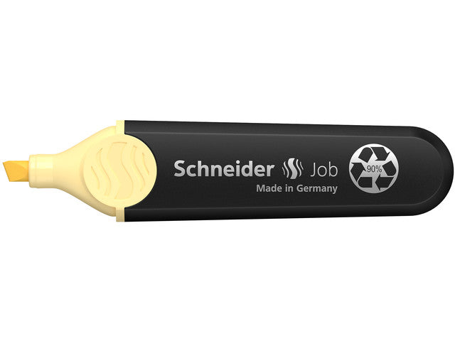 Tekstmarker Schneider Job pastel kleur vanille