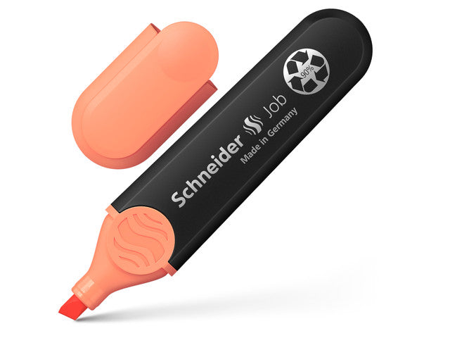Tekstmarker Schneider Job pastel kleur perzik
