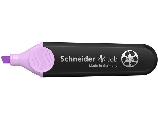 Tekstmarker Schneider Job pastel kleur lavendel