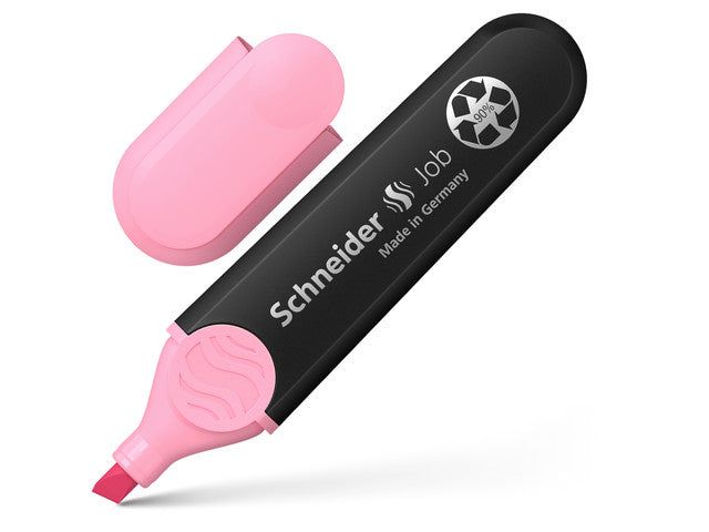 Tekstmarker Schneider Job pastel kleur roze