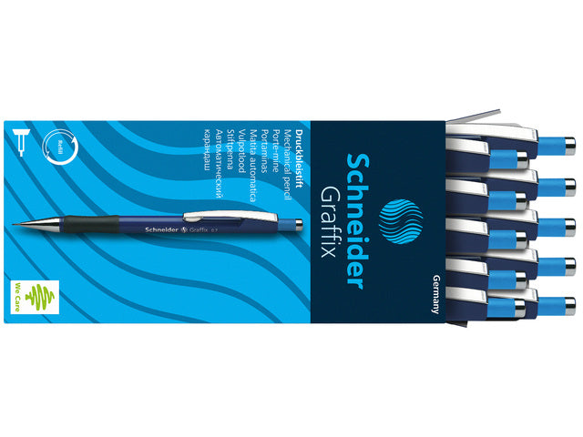 Vulpotlood Schneider Graffix 0,7mm HB blauw