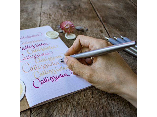 Vulpen Schneider Callissima antraciet 1,1mm kalligrafiepen