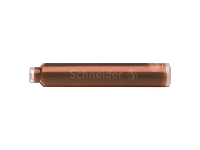Inktpatronen Schneider pastel Cognac doos 6st.