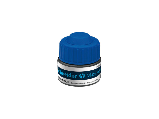 Navulinkt Schneider 665 voor marker 290 en 293 30ml blauw