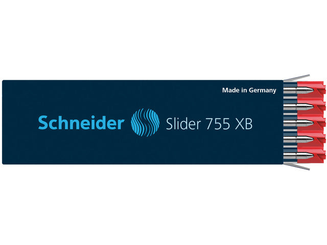 Balpenvulling Schneider Slider 755 XB rood