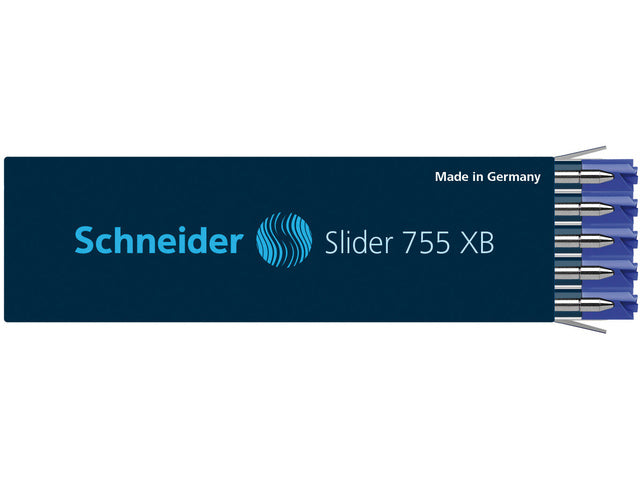 Balpenvulling Schneider Slider 755 XB blauw