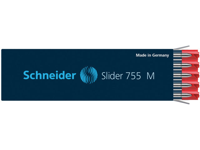 Balpenvulling Schneider Slider 755 M rood