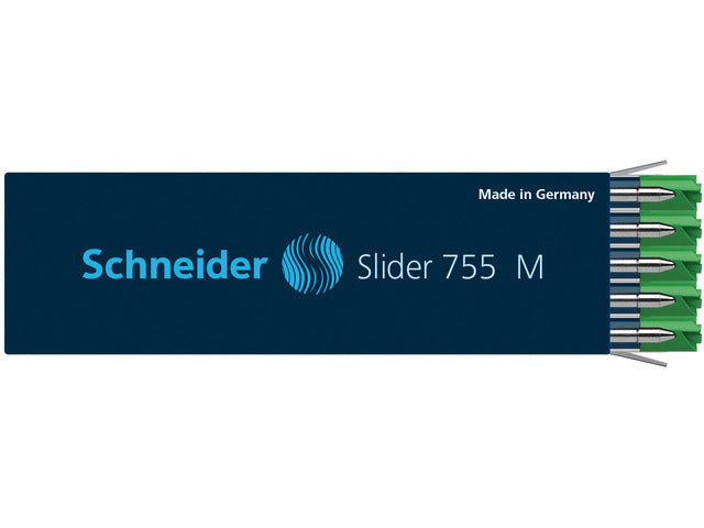 Balpenvulling Schneider Slider 755 M groen