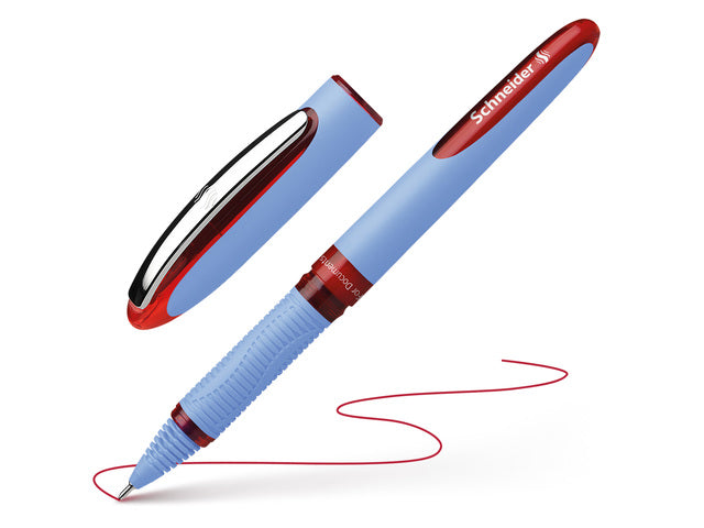 Rollerball Schneider One Hybrid N 0,3mm rood