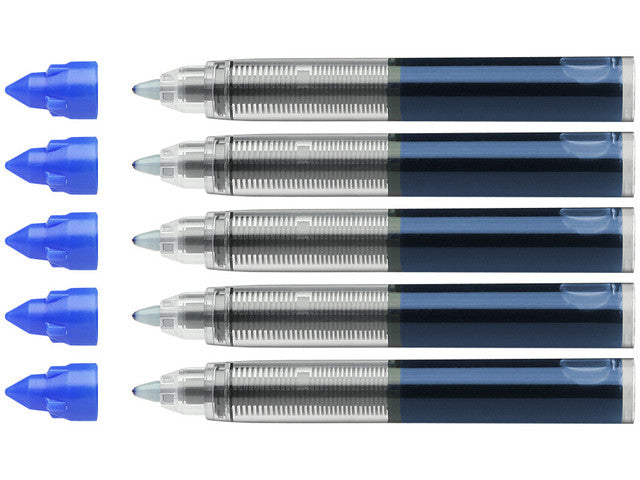 Navulling Schneider 852 doosje a 5 stuks blauw