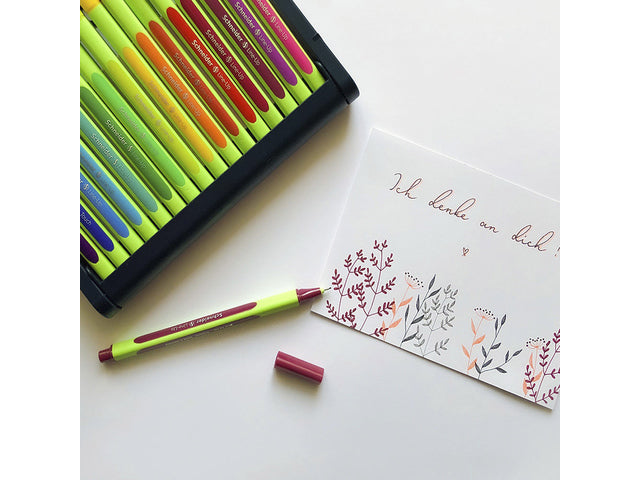 Fineliner Schneider Line-Up 0,4mm assorti 32 stuks incl. 2x gratis Line-Up touch