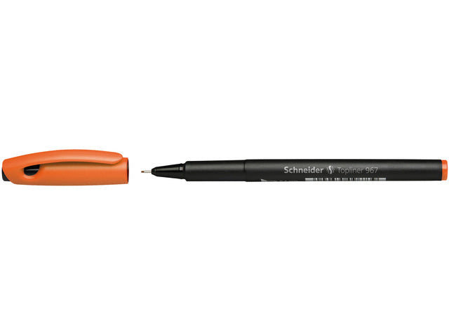 Fineliner Schneider Topliner 967 0,4mm oranje