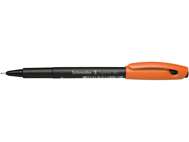 Fineliner Schneider Topliner 967 0,4mm oranje