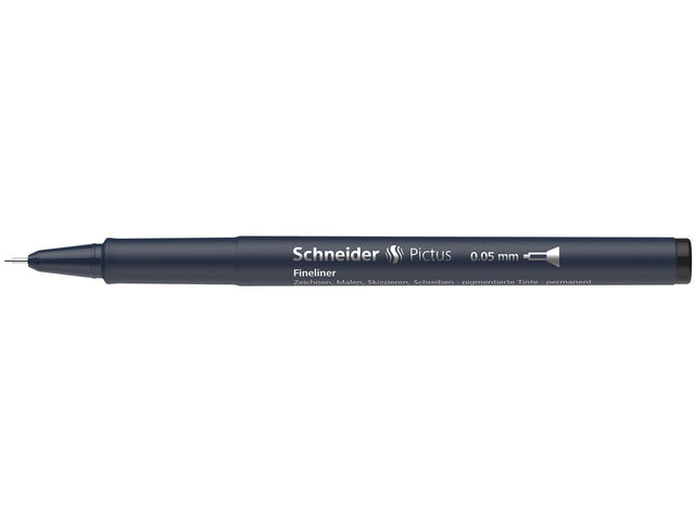 Fineliner Schneider Pictus 0,05 zwart