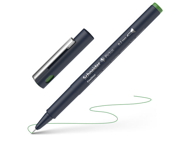 Fineliner Schneider Pictus 0,2 groen