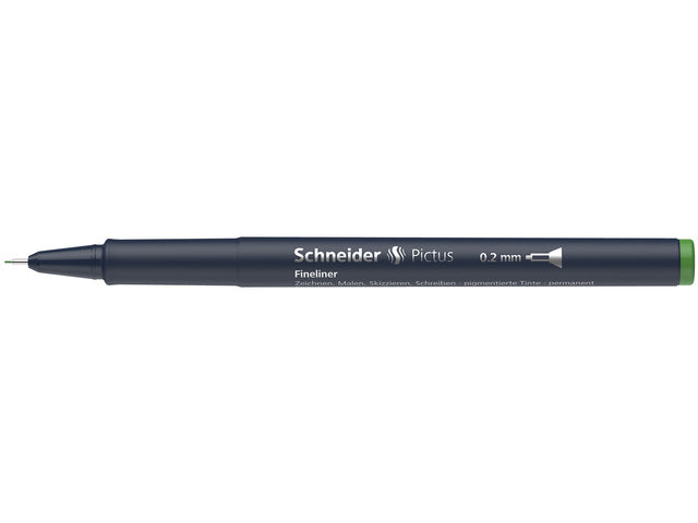 Fineliner Schneider Pictus 0,2 groen