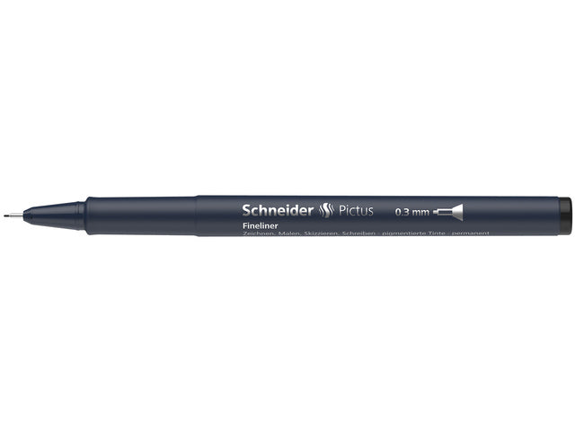 Fineliner Schneider Pictus 0,3 zwart