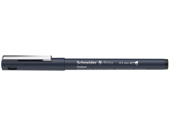 Fineliner Schneider Pictus 0,5 zwart