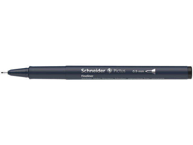 Fineliner Schneider Pictus 0,9 zwart