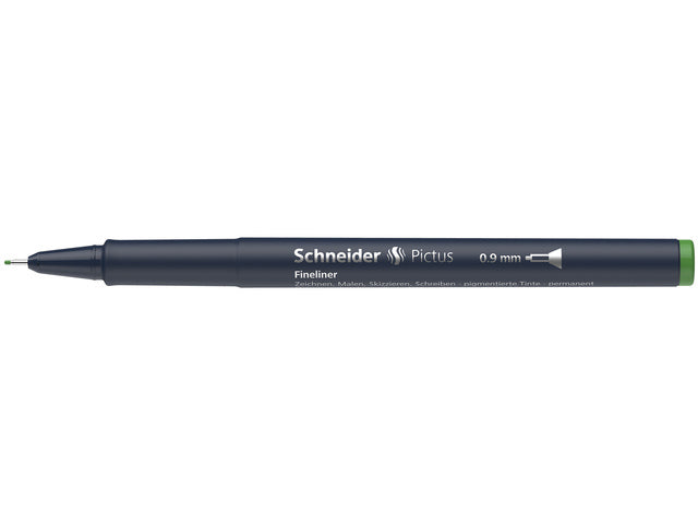 Fineliner Schneider Pictus 0,9 groen