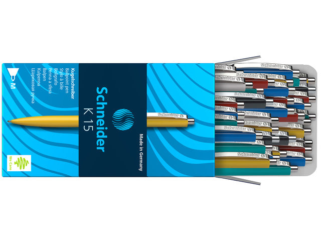 Kugelschreiber Schneider K15 assorti