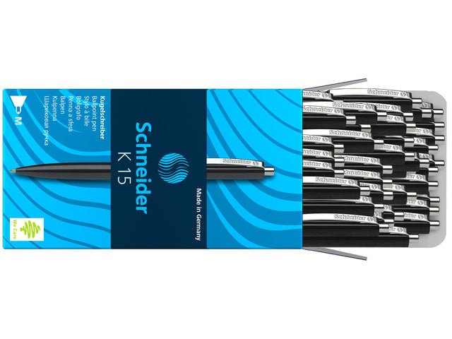 Kugelschreiber Schneider K15 schwarz