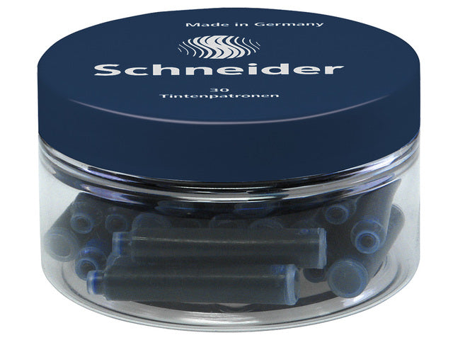 Inktpatronen Schneider pot à 30 stuks donkerblauw