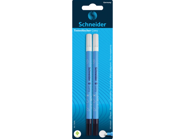Inktverwijderaar Schneider Corry blister met 2 stuks