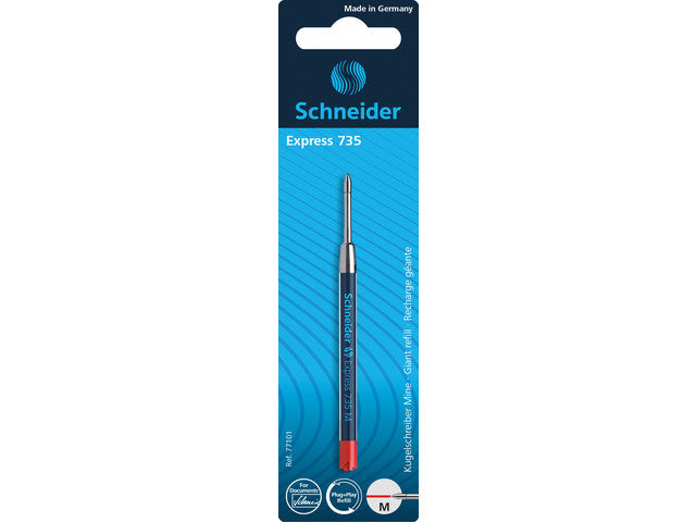 Balpenvulling Schneider Express 735 M op blister rood