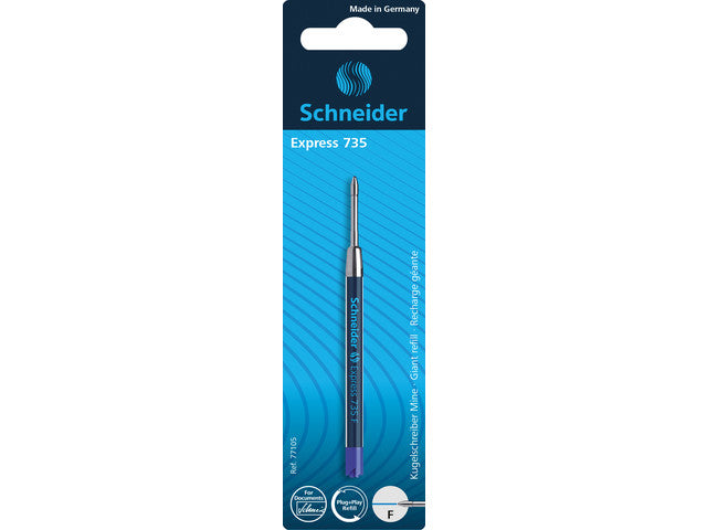 Balpenvulling Schneider Express 735 F op blister blauw