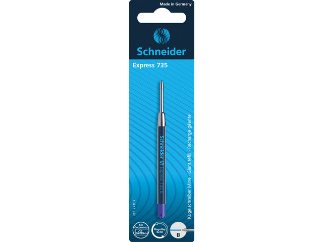 Balpenvulling Schneider Express 735 B op blister blauw