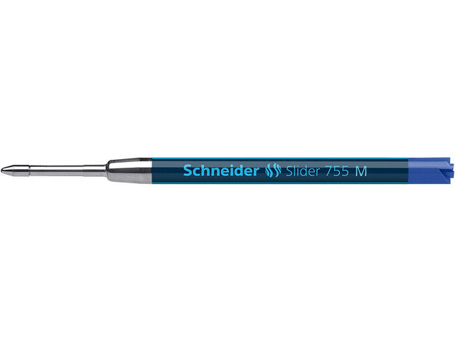 Balpenvulling Schneider Slider 755 M blauw blister