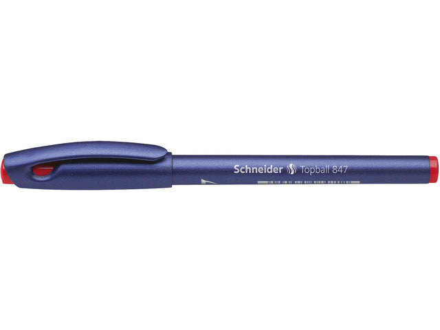 Rollerball Schneider Topball 847 0,5mm rood